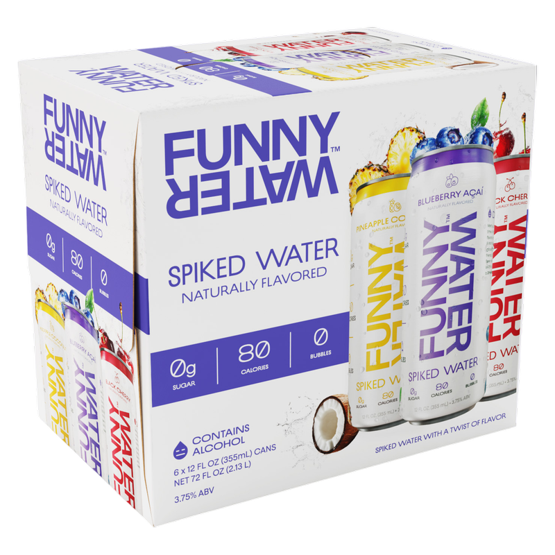 Funny Water Vibrant Fruit 6pk 12oz