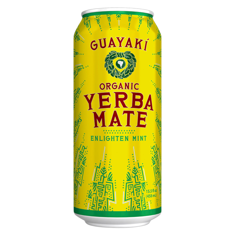 Guayaki Yerba Mate Organic Enlighten Mint 15.5oz Can