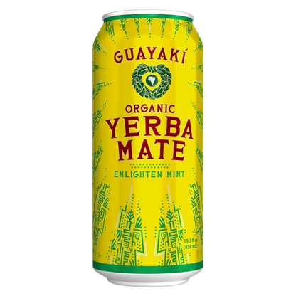 Guayaki Yerba Mate Organic Enlighten Mint 15.5oz Can