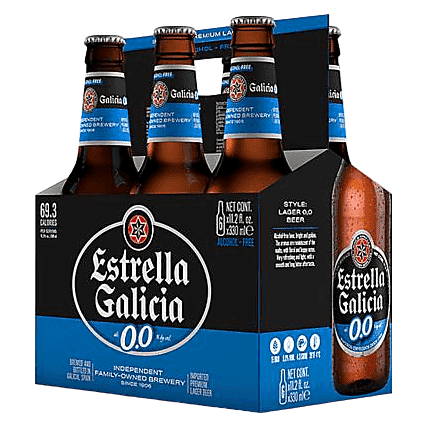 Estrella Galicia 0.0 Non-Alcoholic 6pk 11.2oz Btl