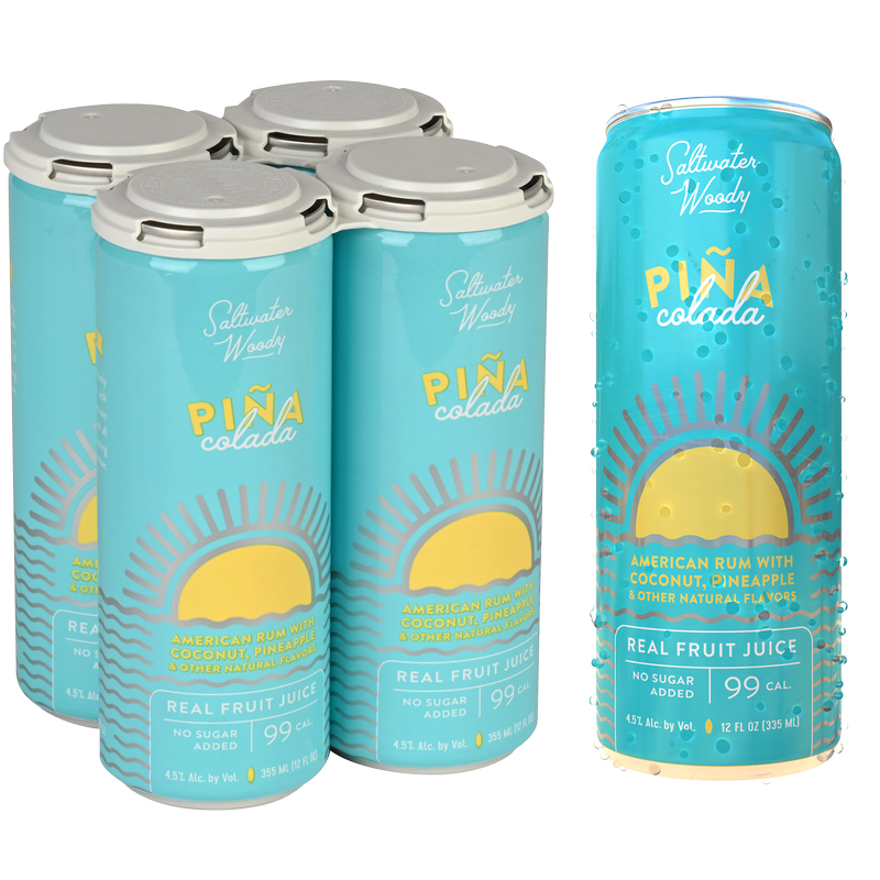 Saltwater Woody Pina Colada 4pk 12oz Can 4.5% ABV