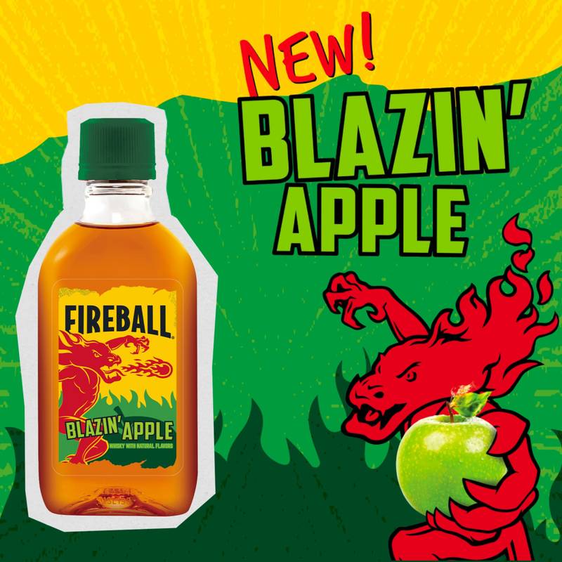 Fireball Apple 10pk 50ml 16.5% ABV