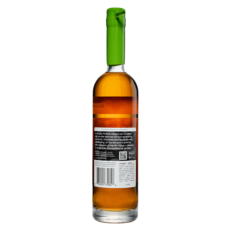 Pinhook Kentucky Straight Rye Whiskey 750ml (96 Proof)
