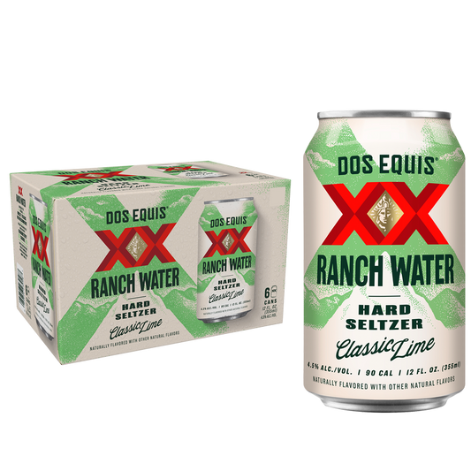 Dos Equis Ranch Water 6pk 12oz Can 4.5% ABV
