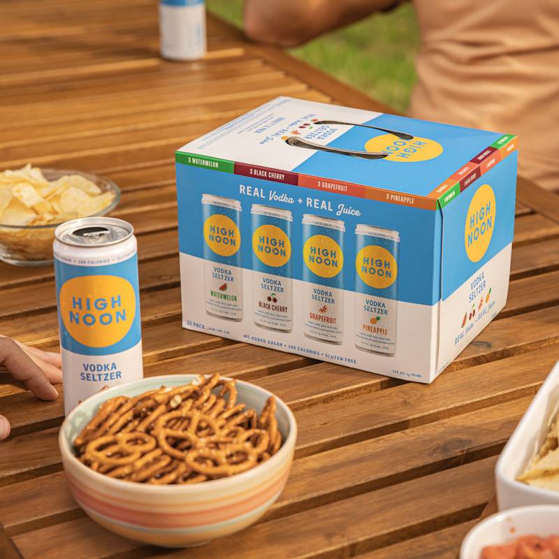 High Noon Vodka Hard Seltzer Variety 12pk 12oz Can 4.5% ABV