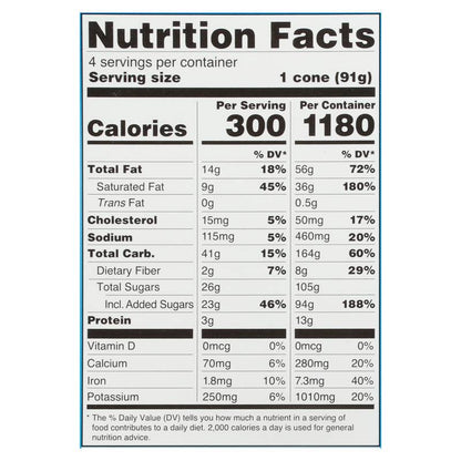 Blue Bunny Brownie Bomb Load'd Cones 4ct