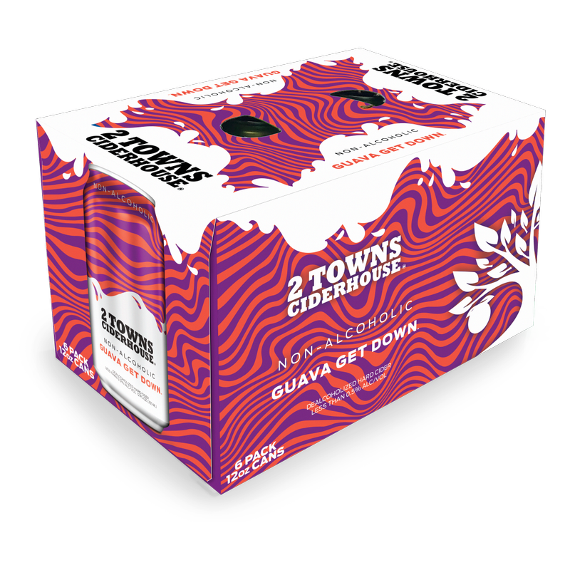 2 Towns Non-Alcoholic Guava Get Down 6pk 12oz Can