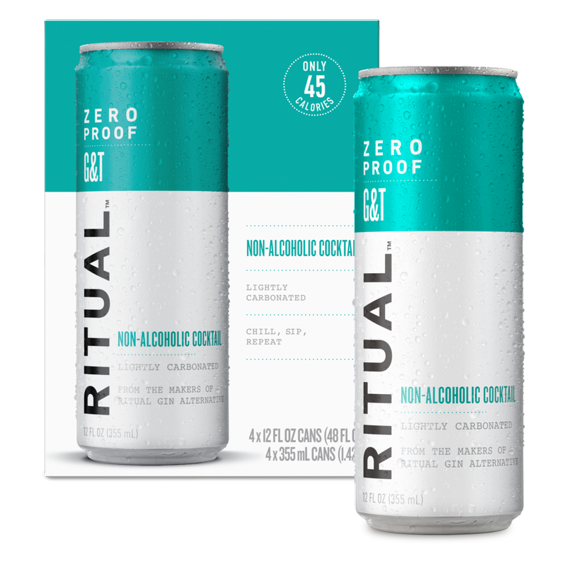 Ritual Non-Alcoholic Gin & Tonic  4pk 12oz Can