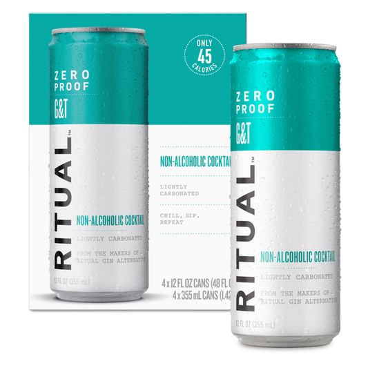 Ritual Non-Alcoholic Gin & Tonic  4pk 12oz Can