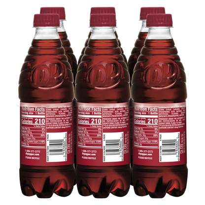 Dr Pepper 6pk 16.9oz Btl