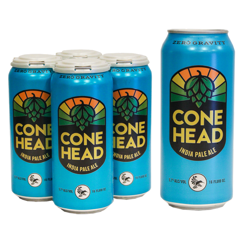 Zero Gravity Conehead IPA 4pk 16oz Can 5.7% ABV