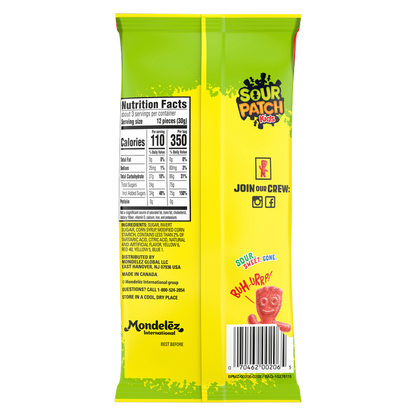 Sour Patch Kids Soft & Chewy Candy, 3.4oz