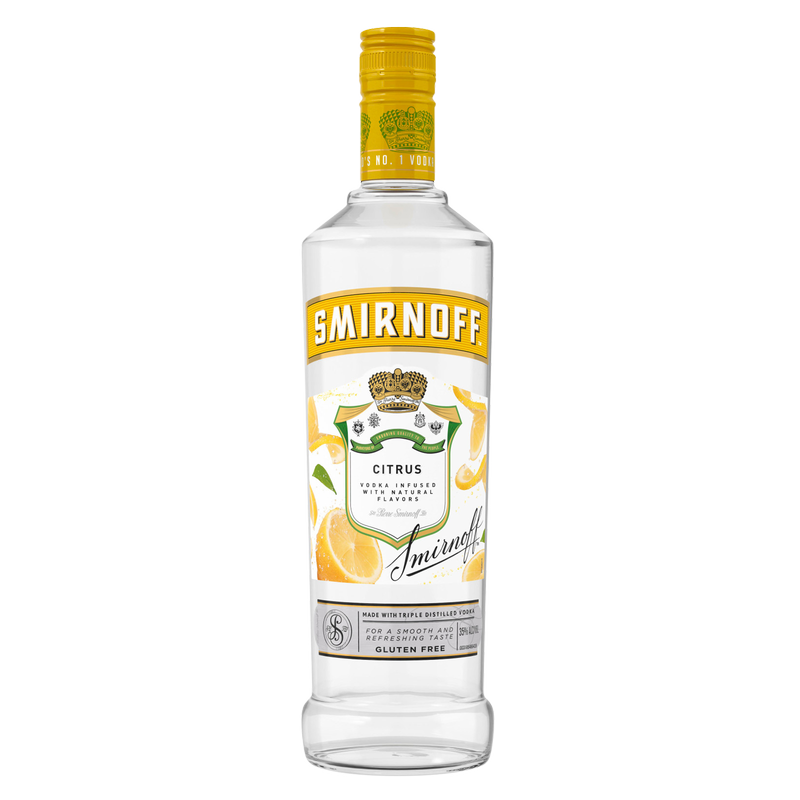 Smirnoff Citrus Vodka 750ml