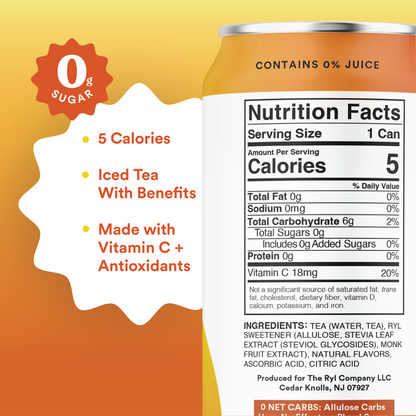 Ryl Half & Half Tea 16oz Can