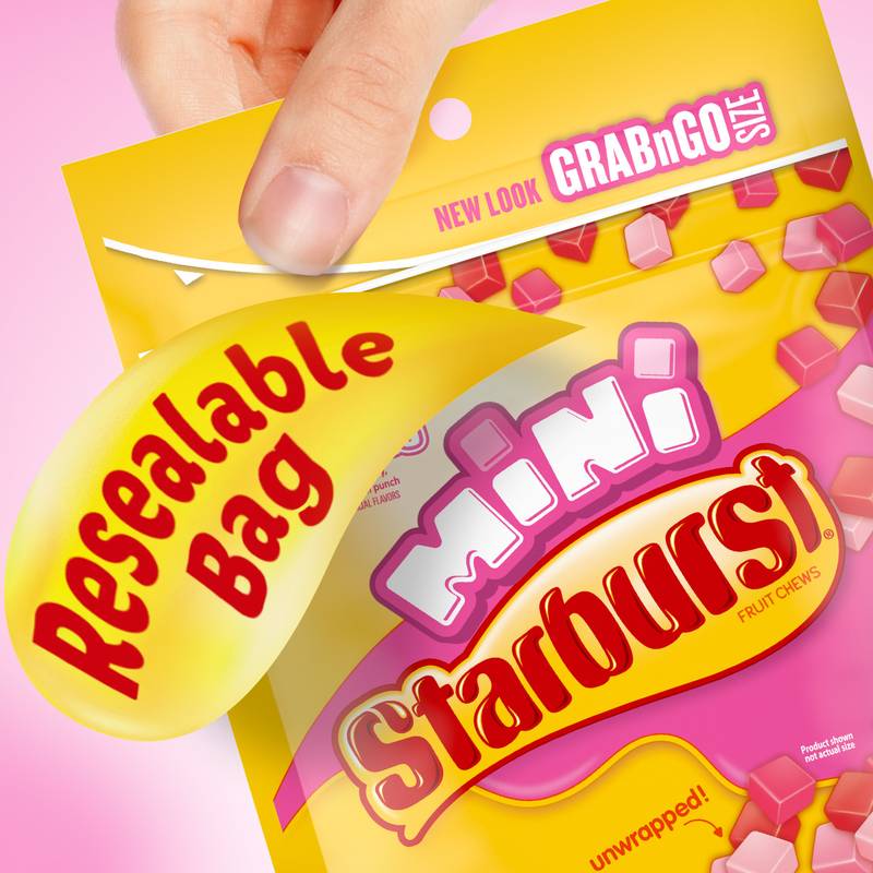 STARBURST Favereds Fruit Chewy Candy Grab N Go, 8 oz Bag