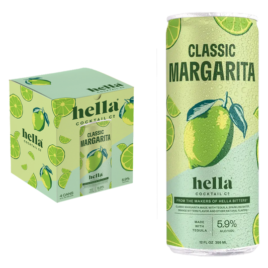 Hella Classi Margarita 4pk 12oz Can 5.9% ABV