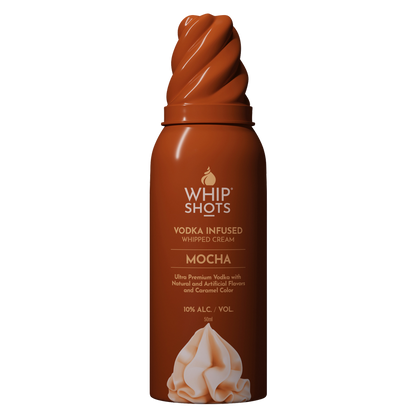 Whipshots Mocha Vodka Infused Whipped Cream 50ml 10% ABV
