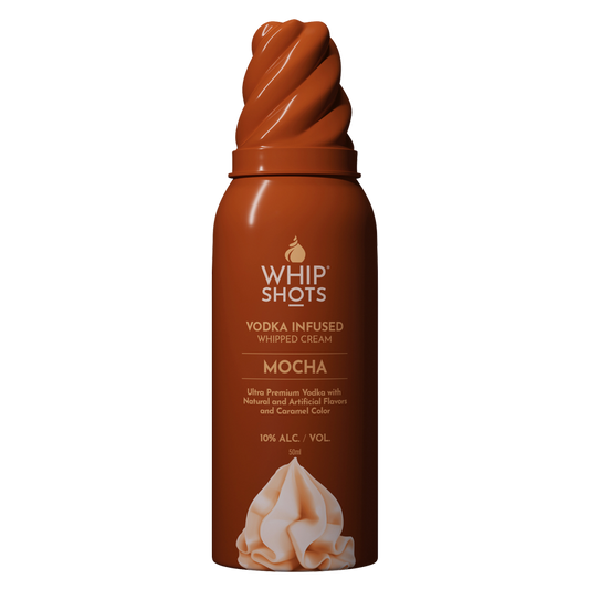 Whipshots Mocha Vodka Infused Whipped Cream 50ml 10% ABV