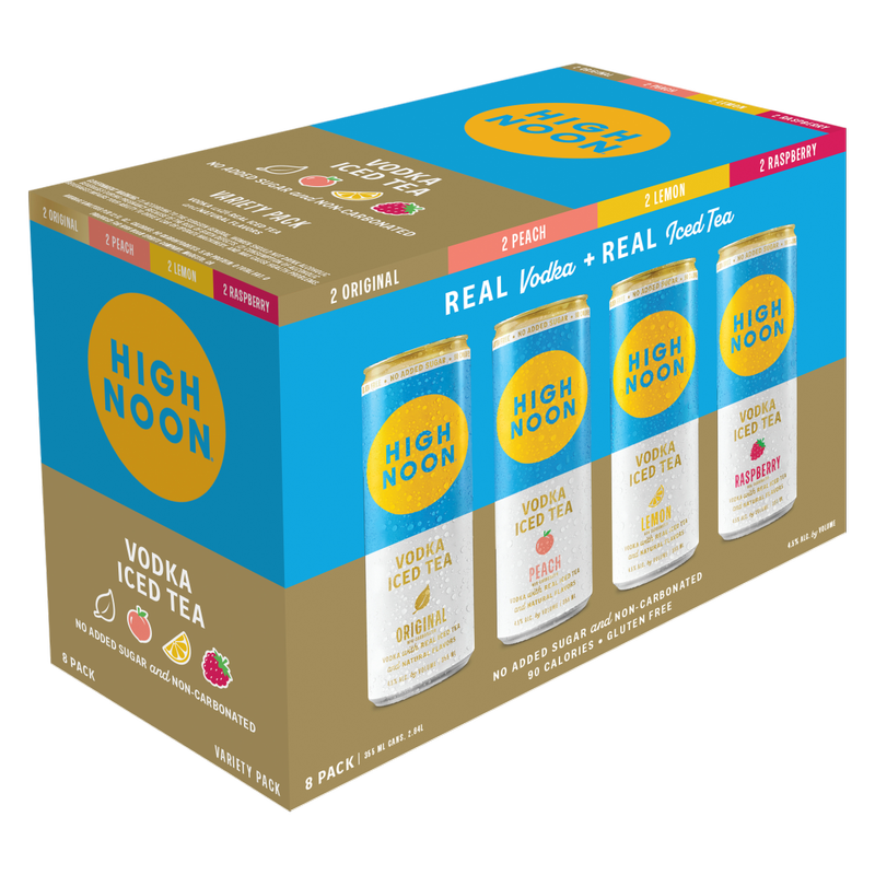 High Noon Iced Tea 8pk 12oz Can 5% ABV