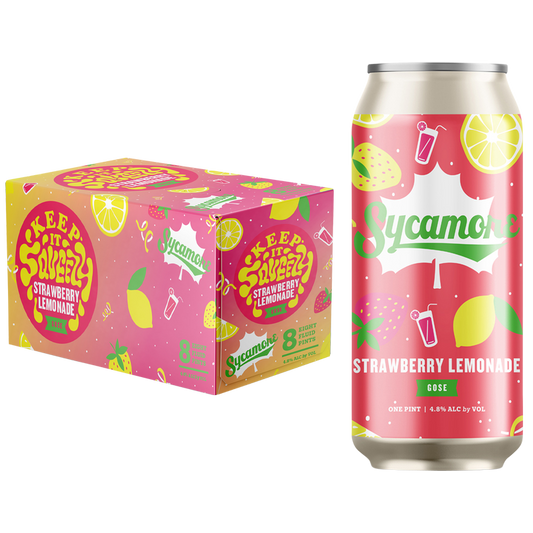 Sycamore Strawberry Lemonade Gose 8pk 16oz Can 4.8% ABV