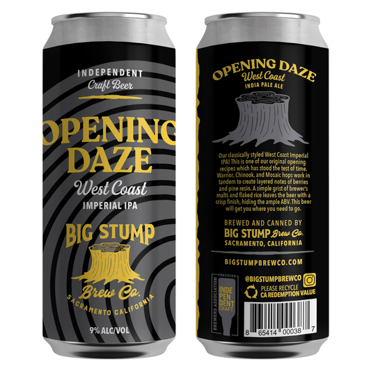 Big Stump Brew Co. Opening Daze Imperial IPA 4pk 16oz