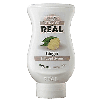 Simply Squeeze Ginger Re'al Puree Infused Syrup 16.9oz Btl