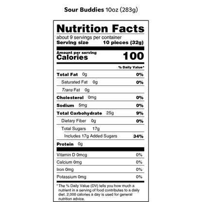 Gopuff Buckets - Sour Gummies