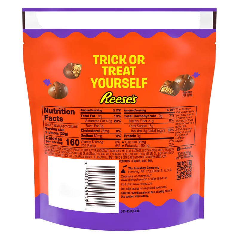 Reese's Mini Peanut Butter Pumpkins, 7.6oz