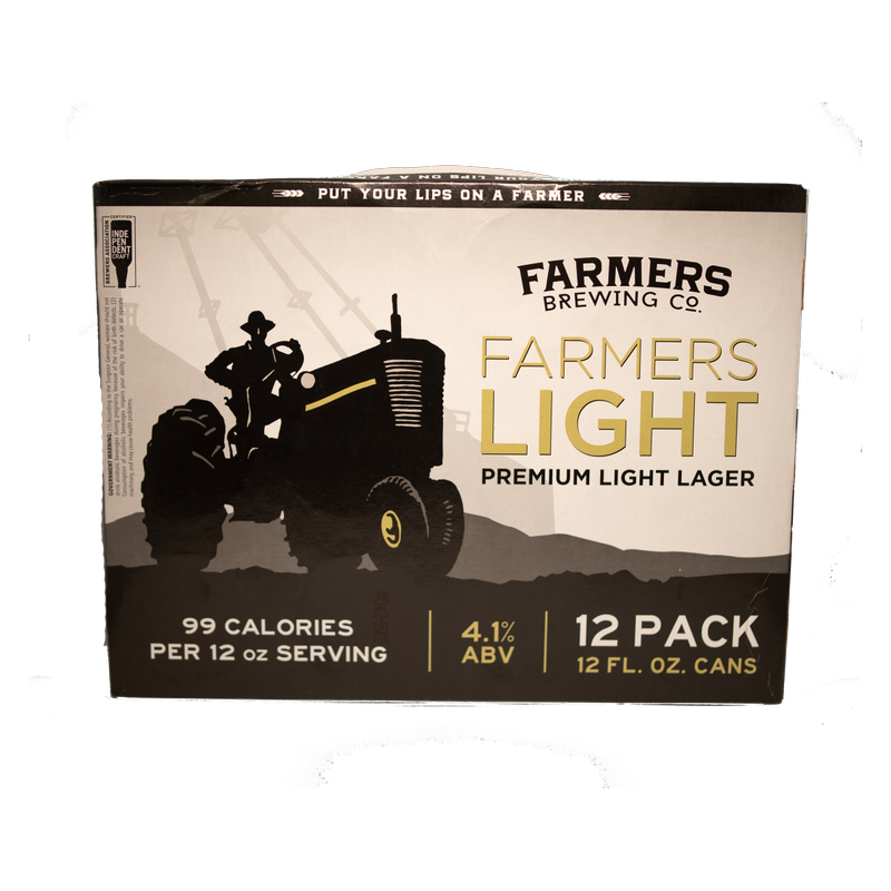 Farmers Brewing Farmers Light Lager 12pk 12oz Can