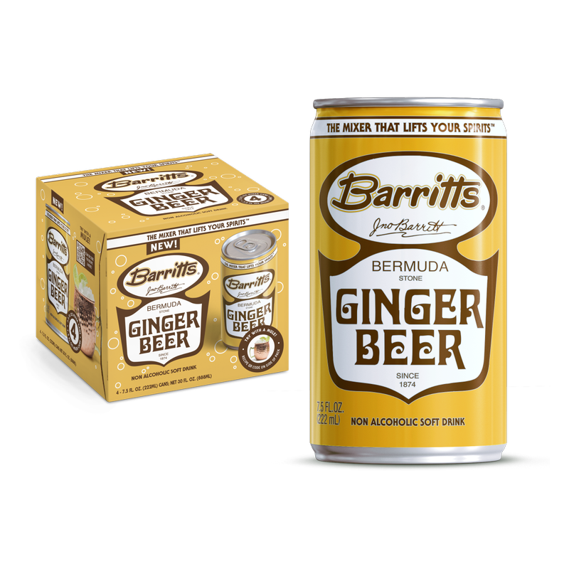 Barritt's Ginger Beer 4pk 7.5oz Can