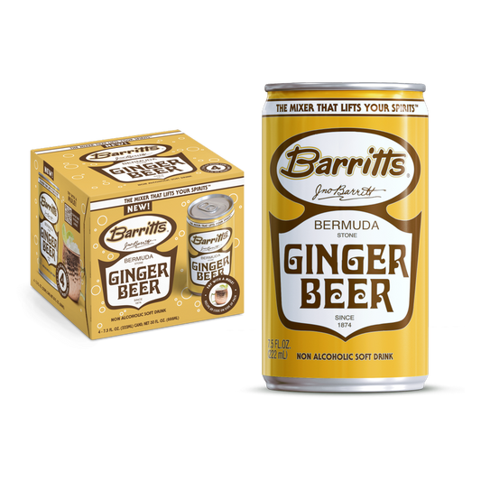 Barritt's Ginger Beer 4pk 7.5oz Can
