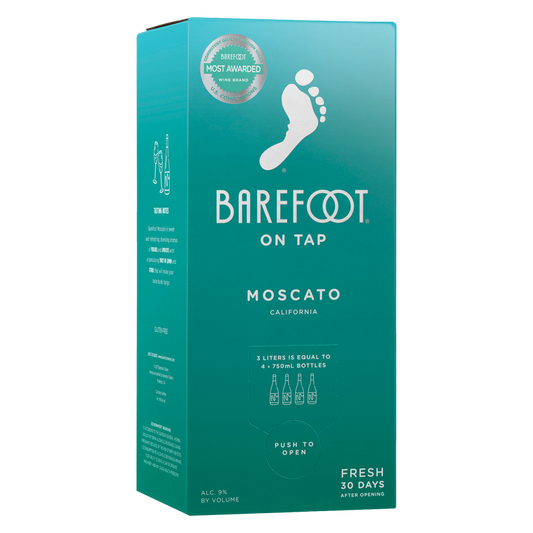 Barefoot On Tap Moscato 3 Liter Box