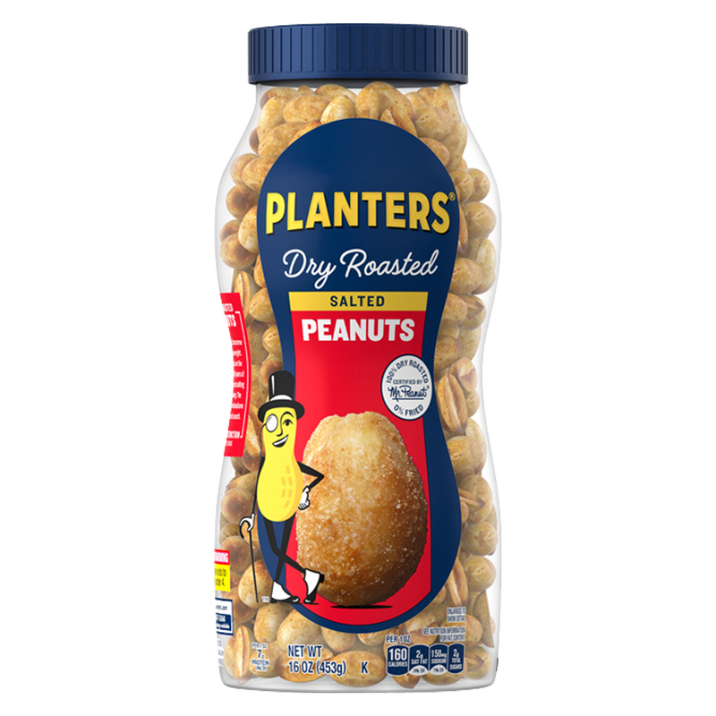 Planters Dry Roasted Peanuts 16oz
