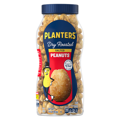 Planters Dry Roasted Peanuts 16oz