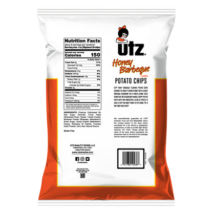 Utz Potato Chips Honey BBQ 8.5oz
