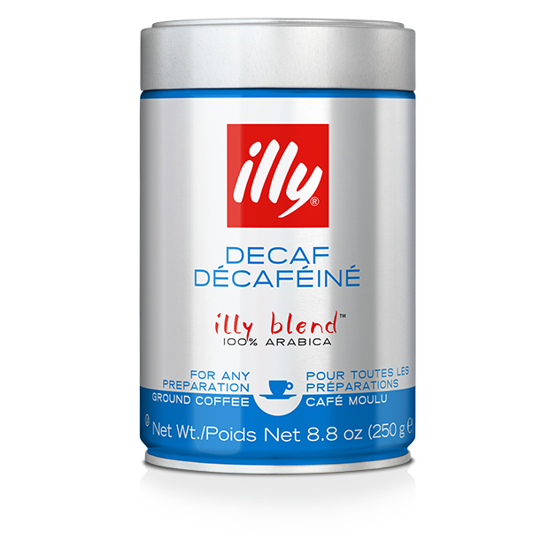 Illy Decaf Ground Espresso Coffee 13.5oz Can