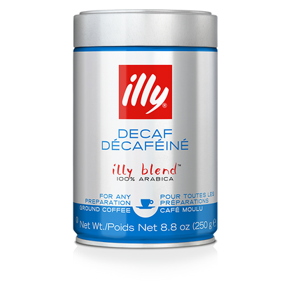 Illy Decaf Ground Espresso Coffee 13.5oz Can