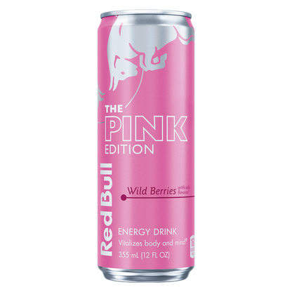 Red Bull Pink Edition Wild Berries 12oz Can