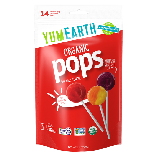 YumEarth Organic Lollipops Assorted Fruit 3oz