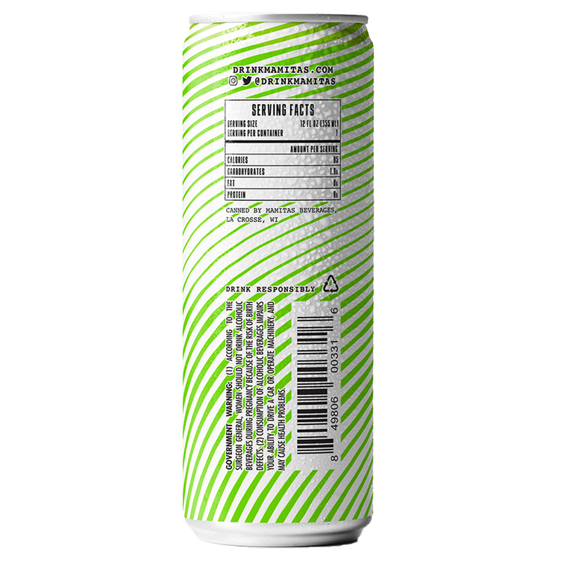 Mamitas Lime Tequila Soda 4pk 12oz Can 5% ABV