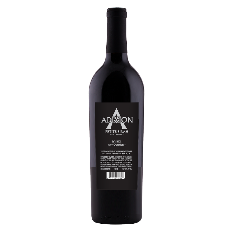 Adixion Paso Robles Petite Sirah 750ml