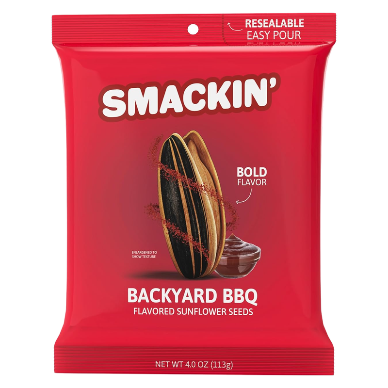 SMACKIN' Backyard BBQ Sunflower Seeds 4oz