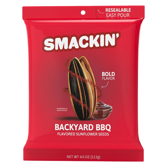 SMACKIN' Backyard BBQ Sunflower Seeds 4oz