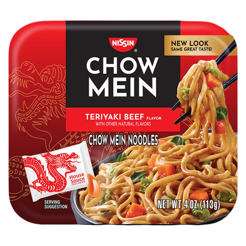 Nissin Teriyaki Beef Chow Mein 4oz
