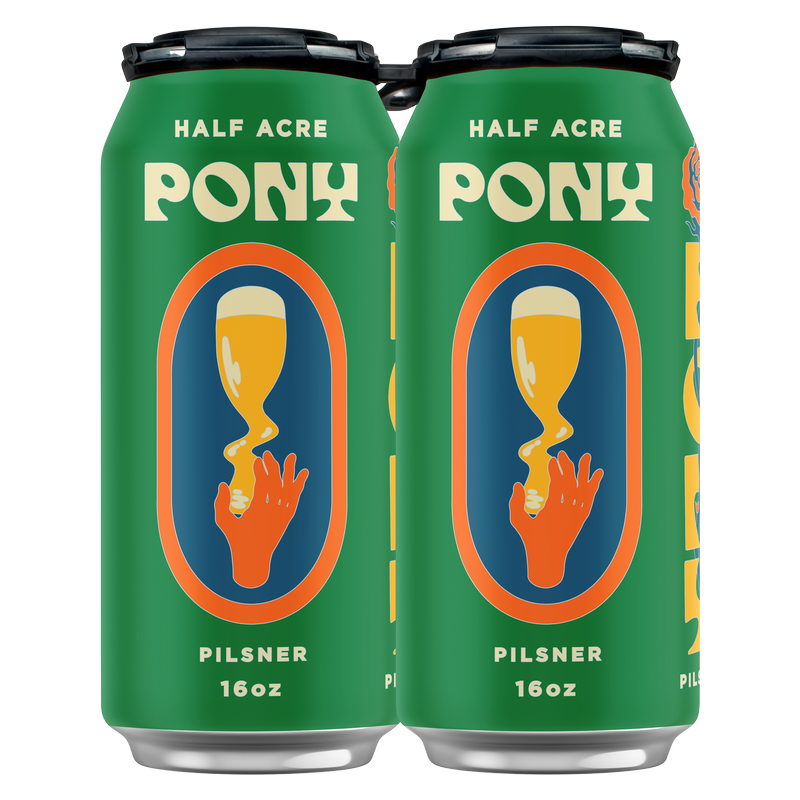 Half Acre Pony Pilsner 4pk 16oz Can