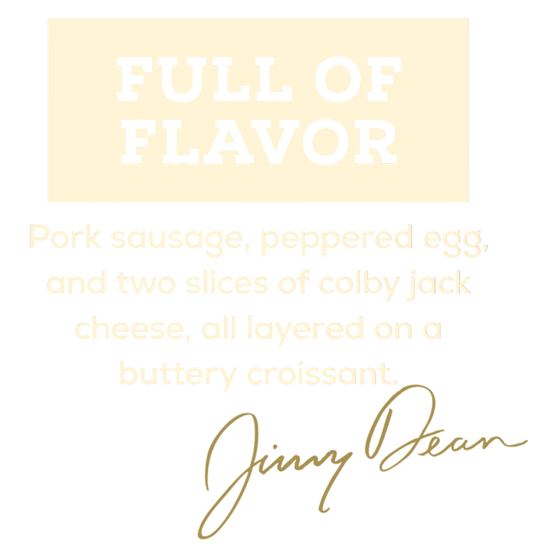 Jimmy Dean Protein Sausage Egg & Cheese Croissant Sandwiches 2ct