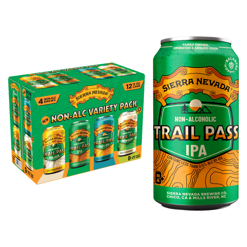 Sierra Nevada Trail Pass VAR 12pk 12oz Can 0.5% ABV