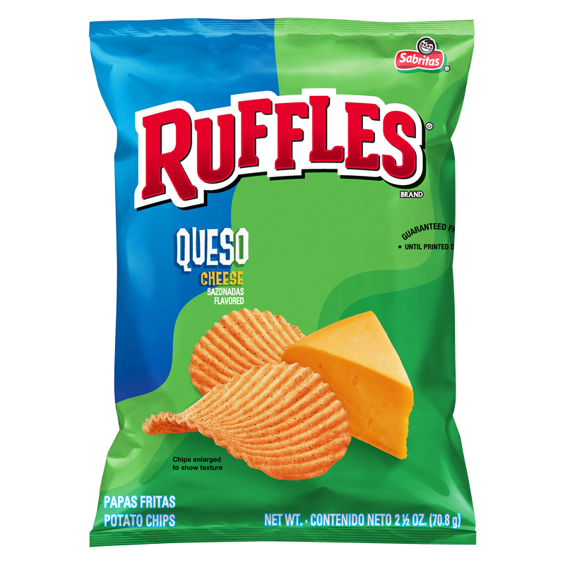 Ruffles Sabritas Queso Potato Chips 2.5oz