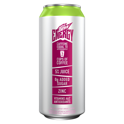 Mountain Dew Energy Strawberry Melon Spark 16oz Can