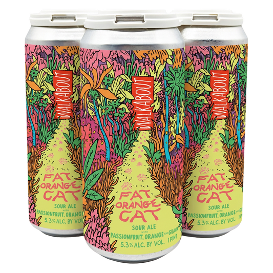 Fat Orange Cat Brewing Walkabout POG 4pk 16oz Can